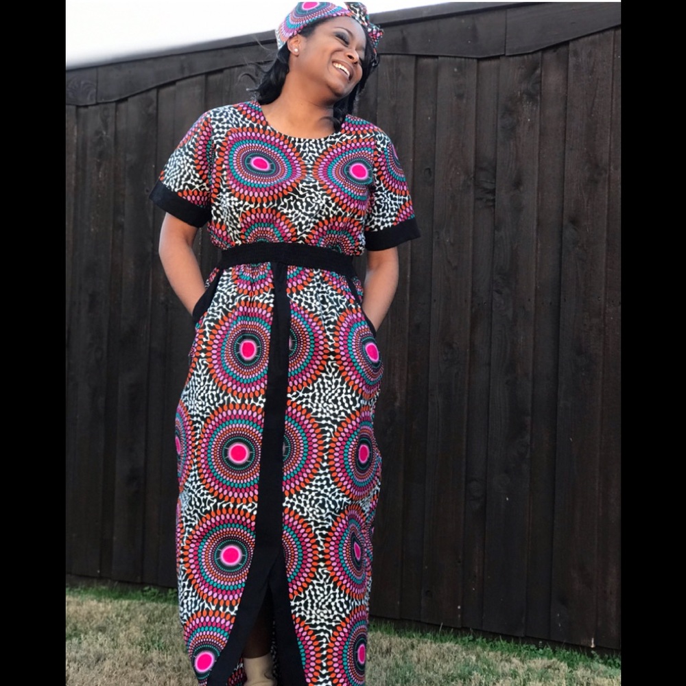 CIRCLE OF LIFE MAXI DRESS www.nikishaw.com